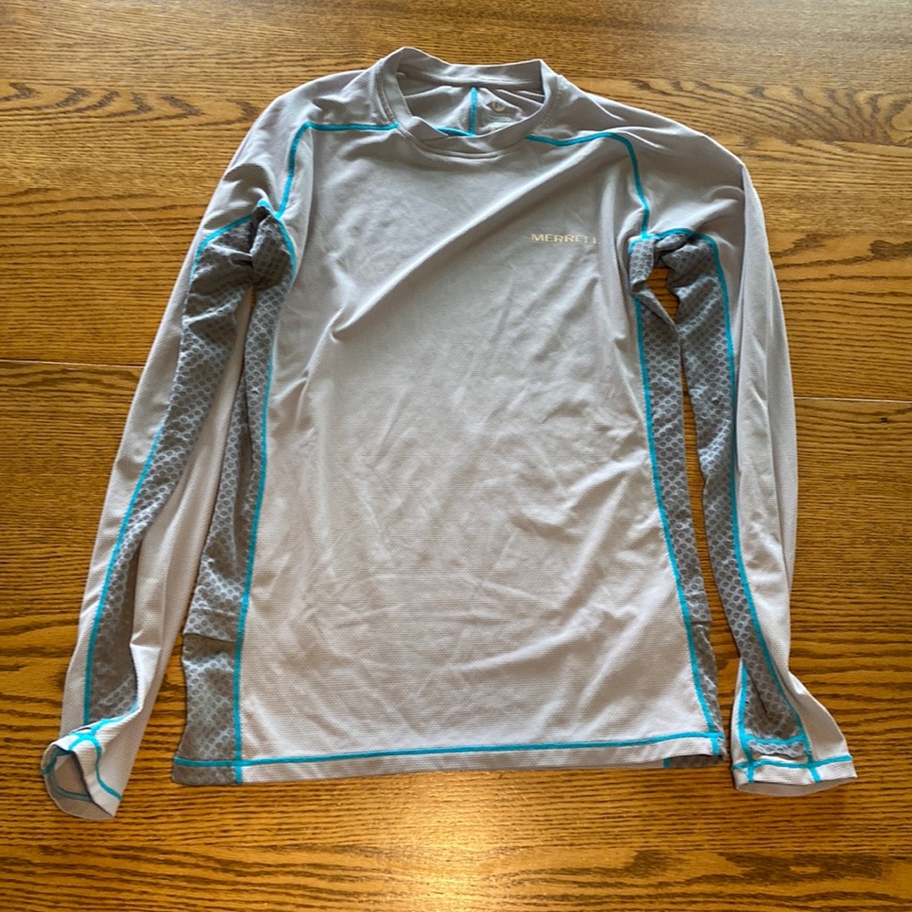 Merrell Men’s lightweight running shirt, long sleeve